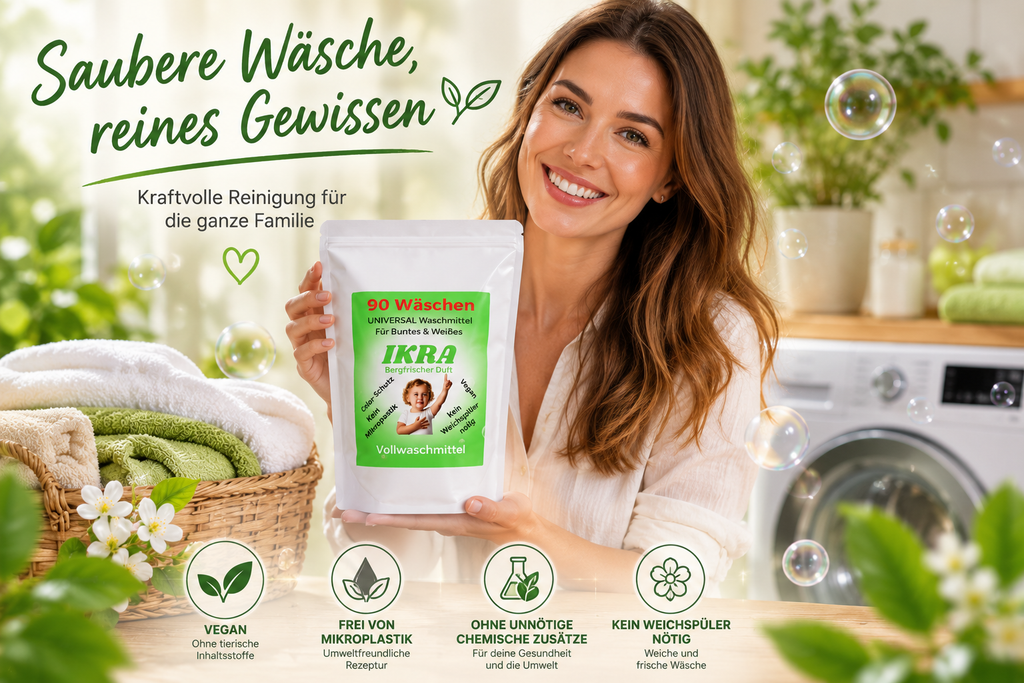 IKRA Pulver – 4× 3kg XL Sparpaket (nur 8,99 € pro Stück ) Grundpreis 2,99 € KG