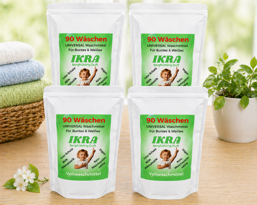 IKRA Pulver – 4× 3kg XL Sparpaket (nur 8,99 € pro Stück ) Grundpreis 2,99 € KG